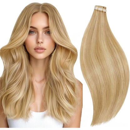 296618 - RUNATURE Shirit në Zgjatje Echthaar Blond Highlights, 55cm, 50g, 20 copë #16P24.