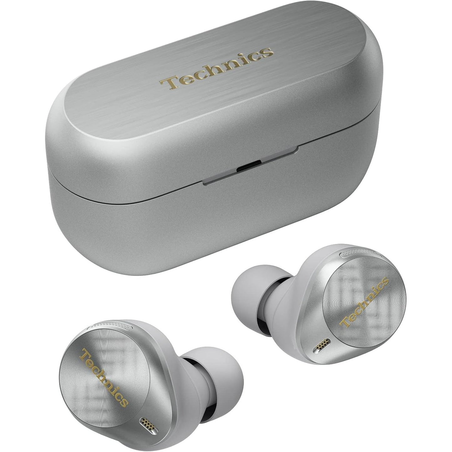 272615 - TECHNICS Kufje EAH-AZ80E-S pa tel me anulim zhurmash, Bluetooth me shumë pika për 3 pajisje, karikim pa tel, ngjyrë argjendi
