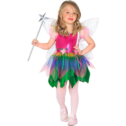 47050 - WIDMANN MILANO - Kostum Rainbow Fairy për Fëmijë me Fustan dhe Krahë