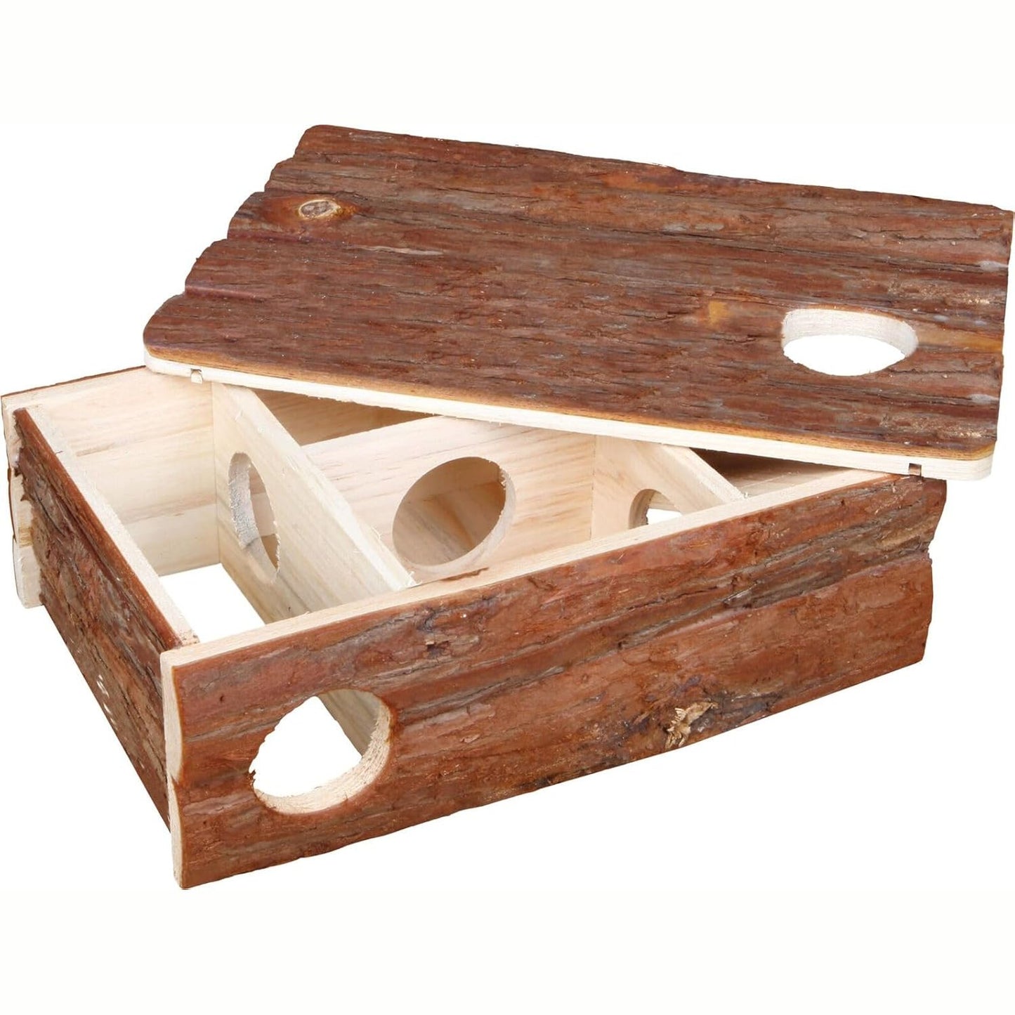 256217 - TRIXIE Shtëpi Labirinti Natyral Leif - Dimensionet: 35 × 11 × 25 cm - Ngjyra: Kafe - Përshtatshme për qen