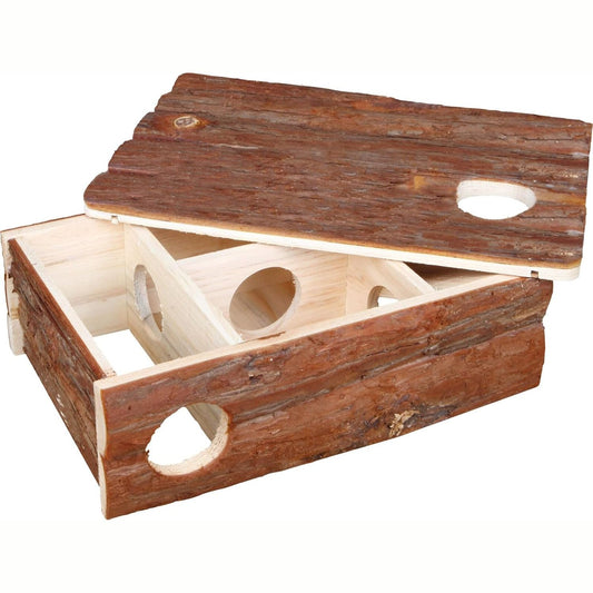 256217 - TRIXIE Shtëpi Labirinti Natyral Leif - Dimensionet: 35 × 11 × 25 cm - Ngjyra: Kafe - Përshtatshme për qen
