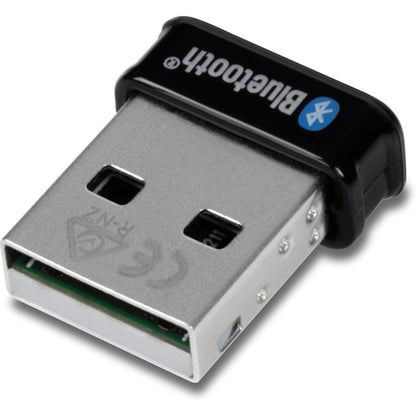 310294 - TRENDNET TBW-110UB Adaptues Micro USB Bluetooth 5.0, Pajtueshëm me BR, BLE, EDR, Rreze 100 m (328 ft), i zi.