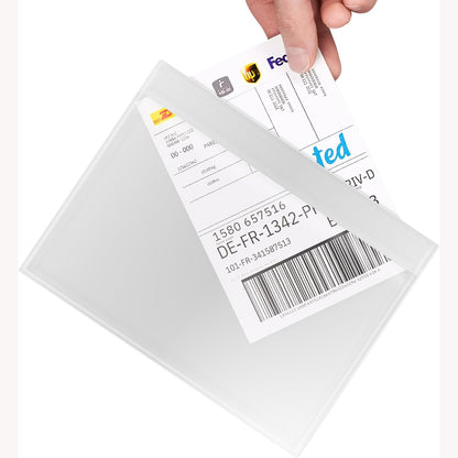 274656 - RAGO Pako me 100 xhepa vetëngjitës C5 për A5, Mbajtëse ngjitëse transparente A5