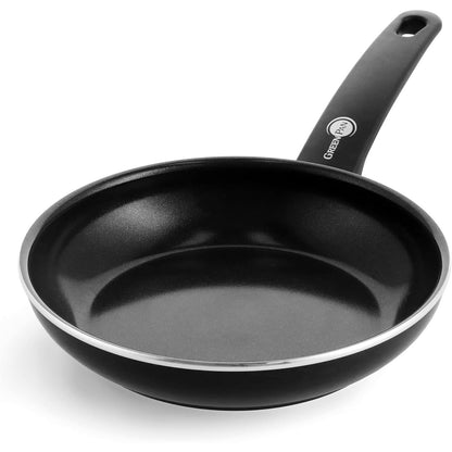 213422 - GREENPAN Tigan 20 cm, shtresë qeramike jo ngjitëse e shëndetshme, pa PFAS, i pajtueshëm me induksion, i sigurt për lavastovilje, i zi