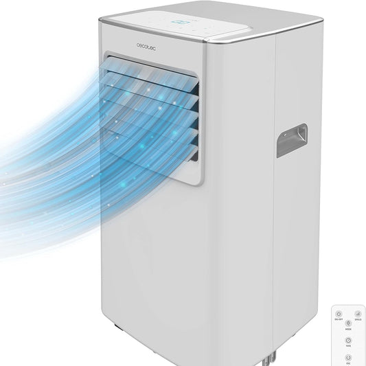 84164 - CECOTEC Kondicioner Ajri Portativ ForceClima 7100, 7000 BTU, Pa Zhurmë me Telekomandë, Ekran LED, 4 Mënyra, 2 Shpejtësi, Mbulon 15-20 m2