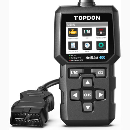 313041 - TOPDON Lexues OBD2 AL400, Mjet Diagnostikues për Makina, 10 Funksione OBD2