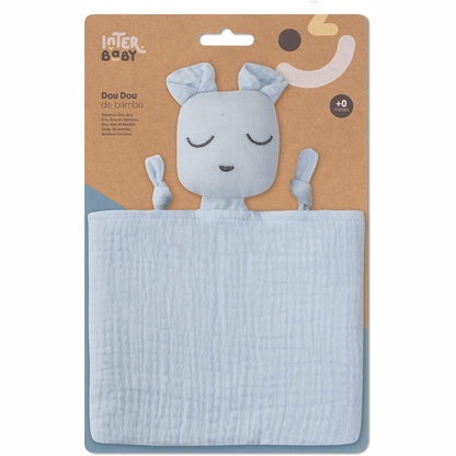 275914 - Batanije përqafimi Muslin me Kokë Ariu - Blu Doudou