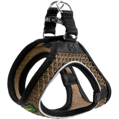 218433 - HUNTER Parzmore për qen HILO COMFORT, ngjyra: kafe, për qen të vegjël deri të mesëm, material rrjete, elementë reflektues, madhësia: S