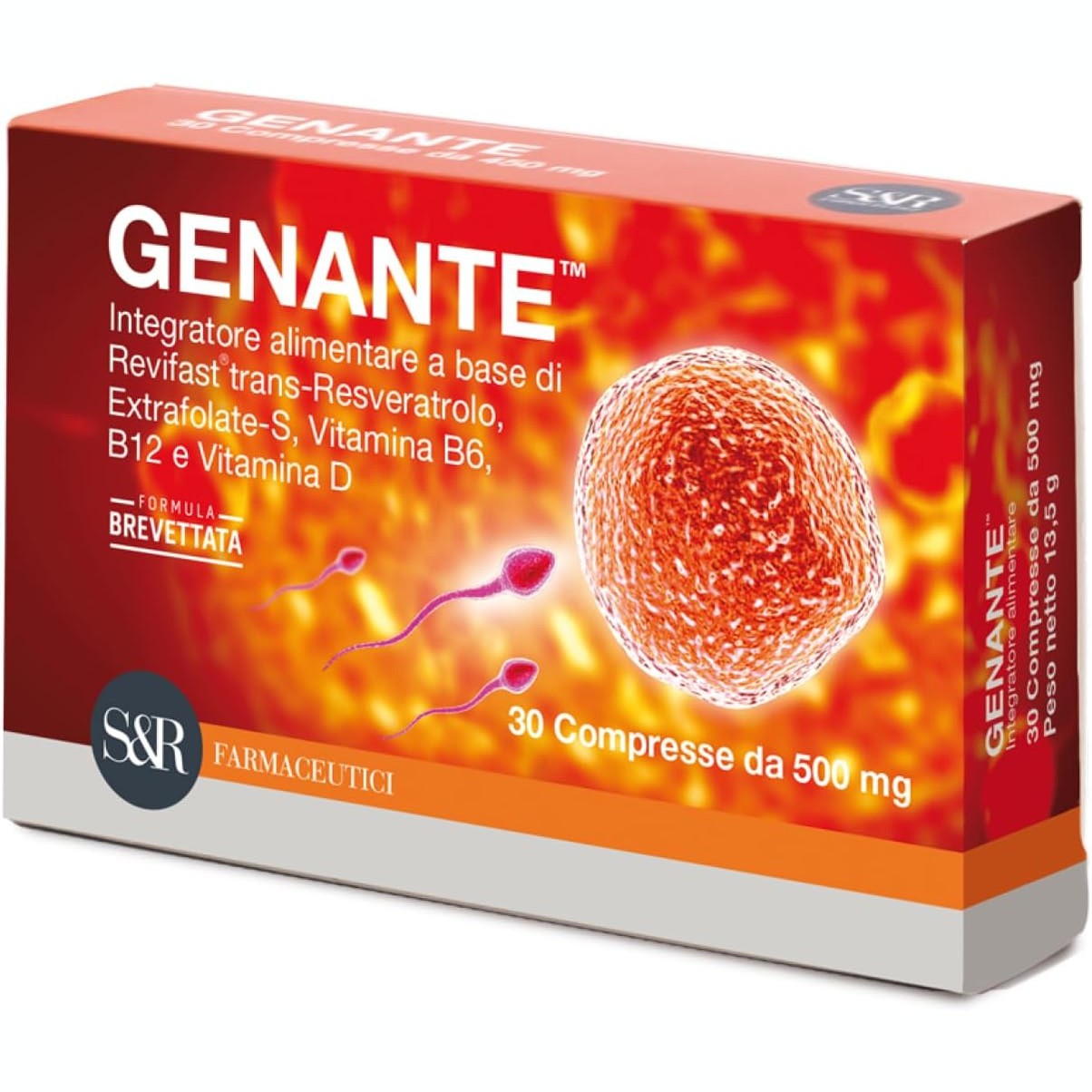 271528 - S&R Farmaceutici Gete, Shtesë ushqimore për fertilitet, 30 tableta 500 mg