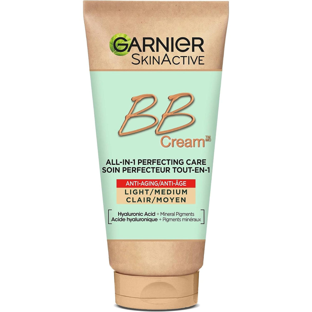 300922 - GARNIER Skin Active Krem BB kundër plakjes, SPF 25, 50 ml, Acid hialuronik, Aloe Vera, Vegan