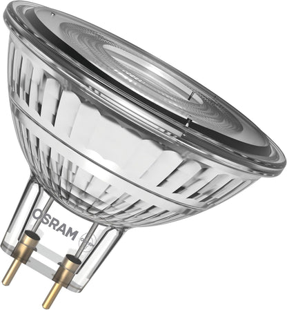 260881 - OSRAM Reflektor LED Spot Star MR16, 2700 K e bardhë e ngrohtë, 3.4 W, GU5.3, 36°, 345 lm, tension i ulët, transparent, për ndriçim spot, vitrina ekspozimi, 15,000 orë