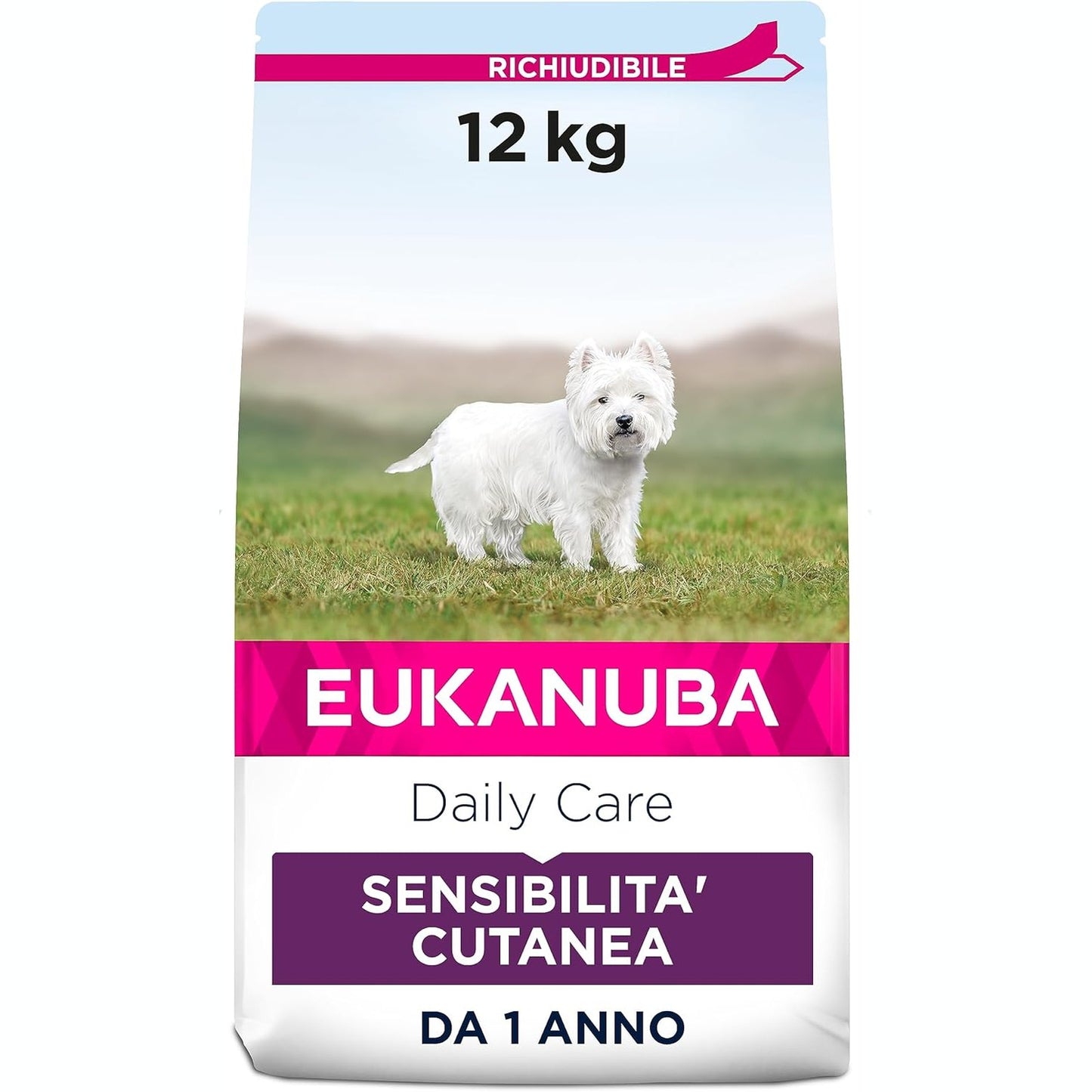 183167 - EUKANUBA Daily Care - Ushqim i Thatë për Qen, për Lëkurë të Ndjeshme, me Peshk Hipoalergjik, 12kg