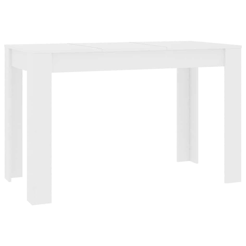 280552 - vidaXL Tavolinë Ngrenie e Bardhë 120x60x76 cm Dru i Inxhinieruar (dërrasë e grimëcuar)