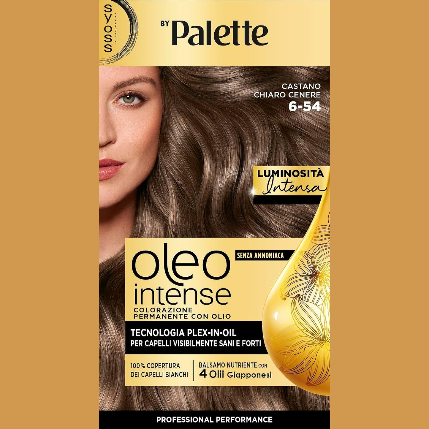 272399 - SYOSS nga Palette Oleo Intense 6-54 Ngjyrë kafe e çelët hiri