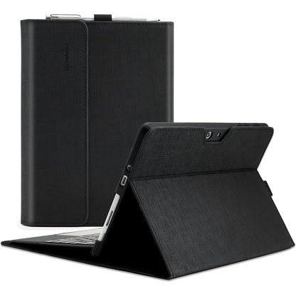 295276 - Mbrojtëse Qymaksom për Surface Go 4 (2023)/Surface Go 3 (2021)/Surface Go 2 (2020)/Surface Go (2018), Mbrojtëse Surface Go 3 me Çantë të Shumëfishtë, Mbulesë Tastiere e Përputhshme me Mbajtëse Stilolapsi, E Zezë