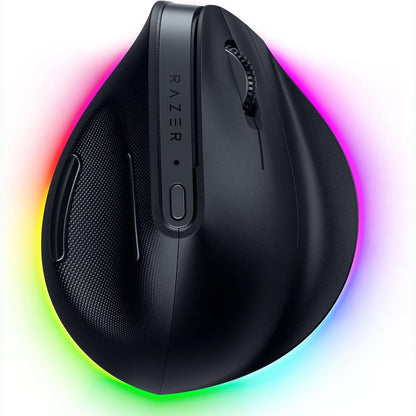 272748 - RAZER: Pro Click V2 Vertical, maus pa tel vertikal ergonomik, sensor optik 30K, jetëgjatësi baterie deri në 9 muaj, e zezë.