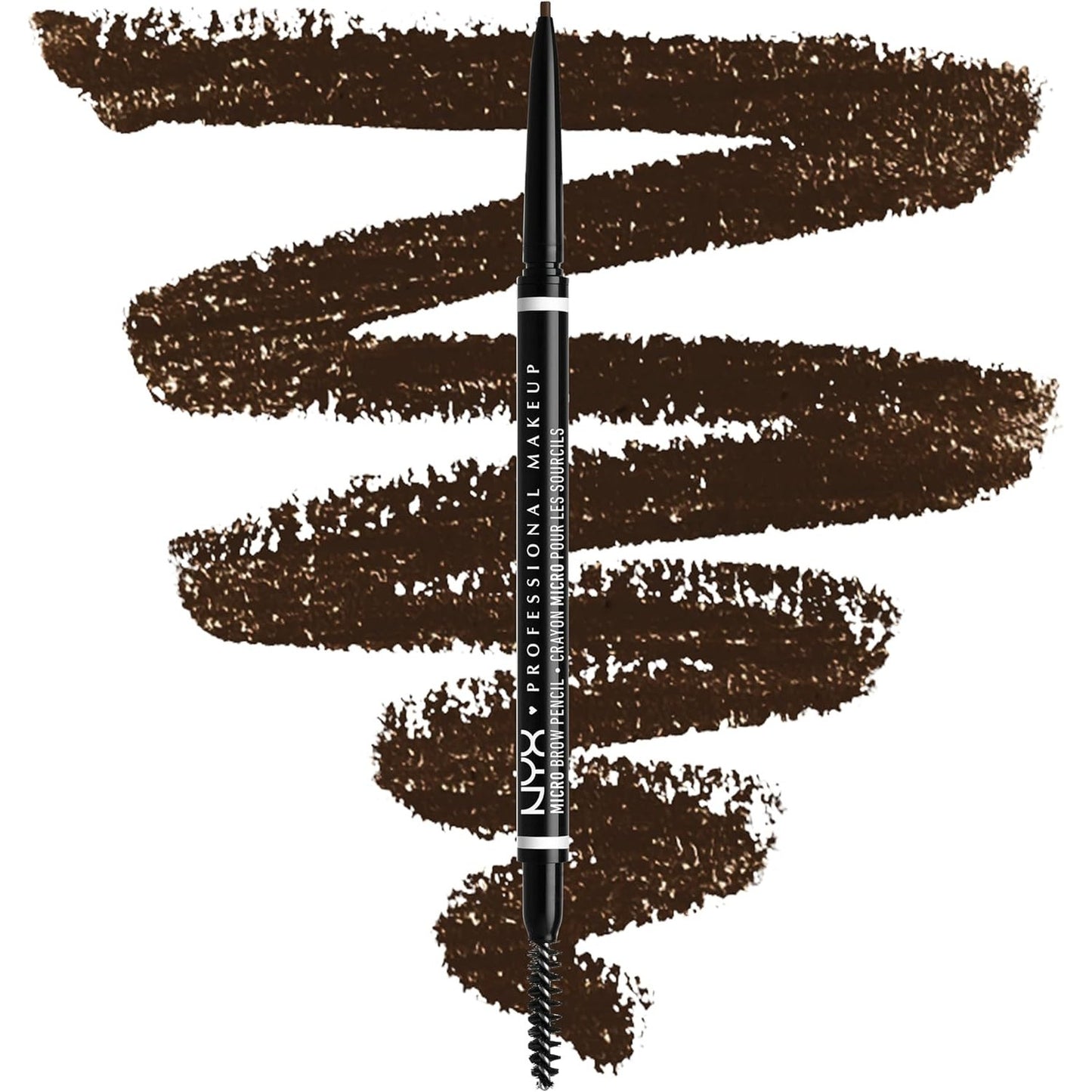 272376 - NYX Professional Laps për vetulla, Mikro për Vetulla, Dy Anët me Laps Automatik dhe Furçë, Ngjyra: Espresso