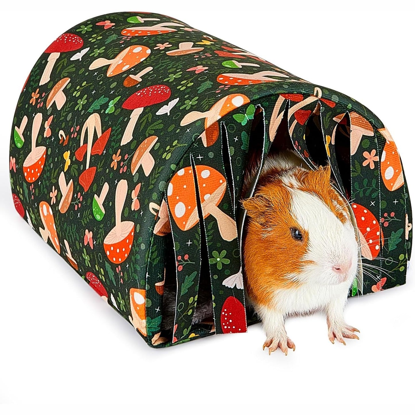 224784 - Tunel shtëpie për derra Guinea Hedgeink me perde, vendstrehim lepuri i larëshëm për derra Guinea, ferret, iriq, çinçila