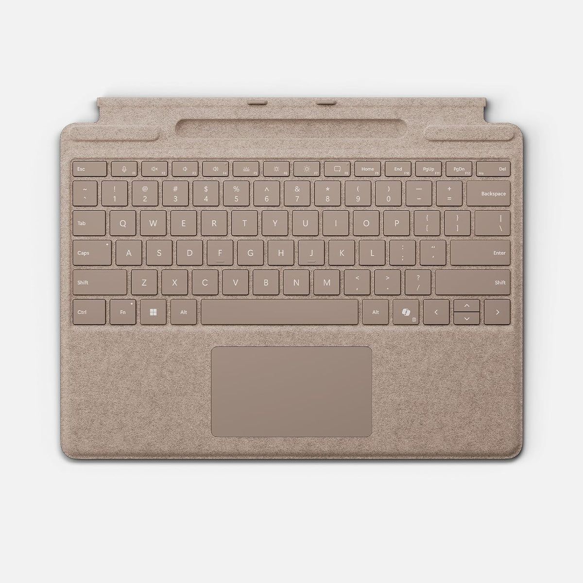 305061 - MICROSOFT Tastiera Surface Pro me Hapësirë Ruajtjeje për Stilolaps, Sand, QWERTZ, E pajtueshme me Surface Pro Copilot+ PC (Edicioni i 11-të), Surface Pro 9 dhe Surface Pro 8