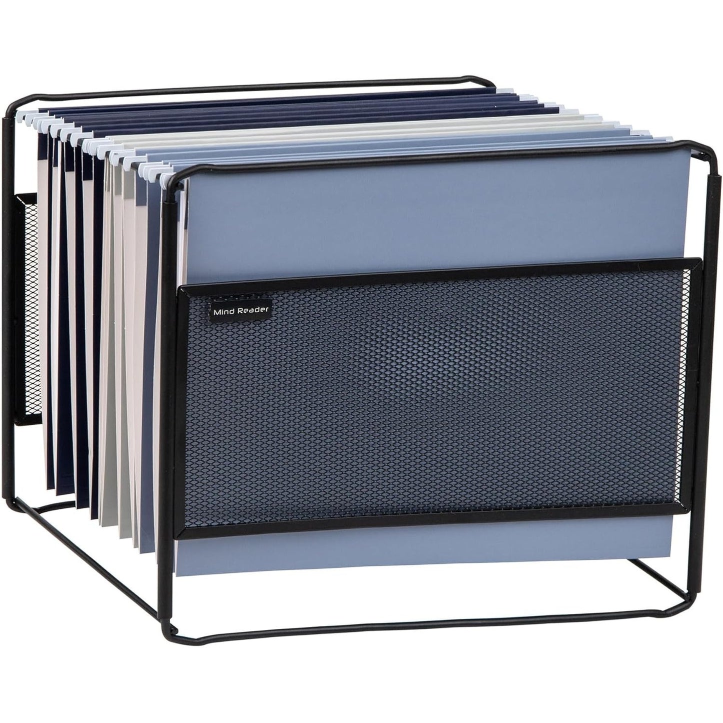 214942 - MIND READER Organizues skedarësh varës, 13" L x 9.75" B x 10.25" H, E zezë