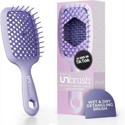 303257 - FHI HEAT Furçë Zbërthyese UNbrush për Flokë të Lagur ose të Tharë, 25 cm, Vjollcë e Çelët