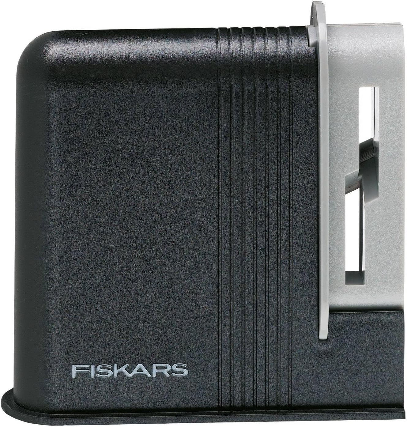 168565 - FISKARS Mprehëse Gërshërë për Dorën e Djathtë, Material: Gurë Qeramik me Standë Plastike, Ngjyra: E Zezë/Gri, Modeli me Kapëse, 1000812