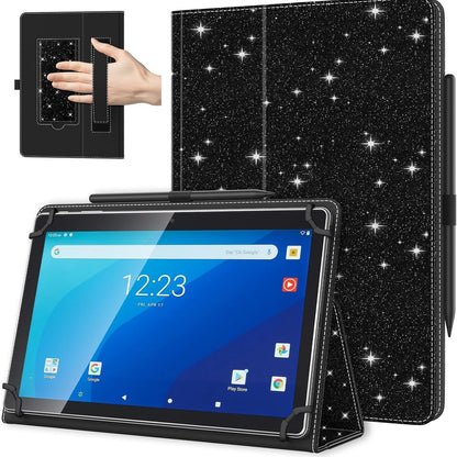 269119 - TiMOVO Mbështjellëse universale për tablet Android 10.1 inç, e zezë me shkëlqim, e lehtë dhe e palosshme