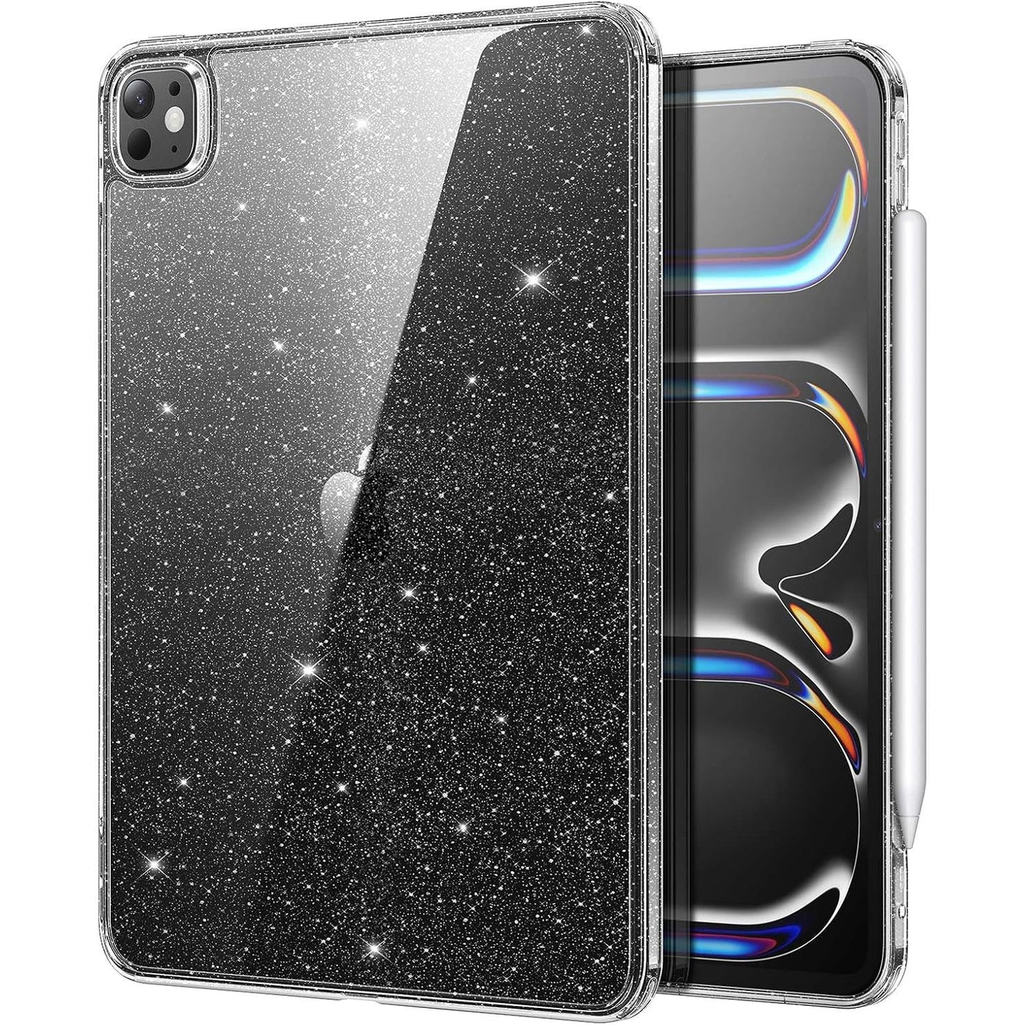 269343 - ESR Mbështjellës për iPad Pro 11 inç M5/M4 (2025/2024), i hollë dhe i lehtë, rezistent ndaj goditjeve, kundër zverdhjes, mbështetje për Pencil Pro/USB-C, me shkëlqim transparent