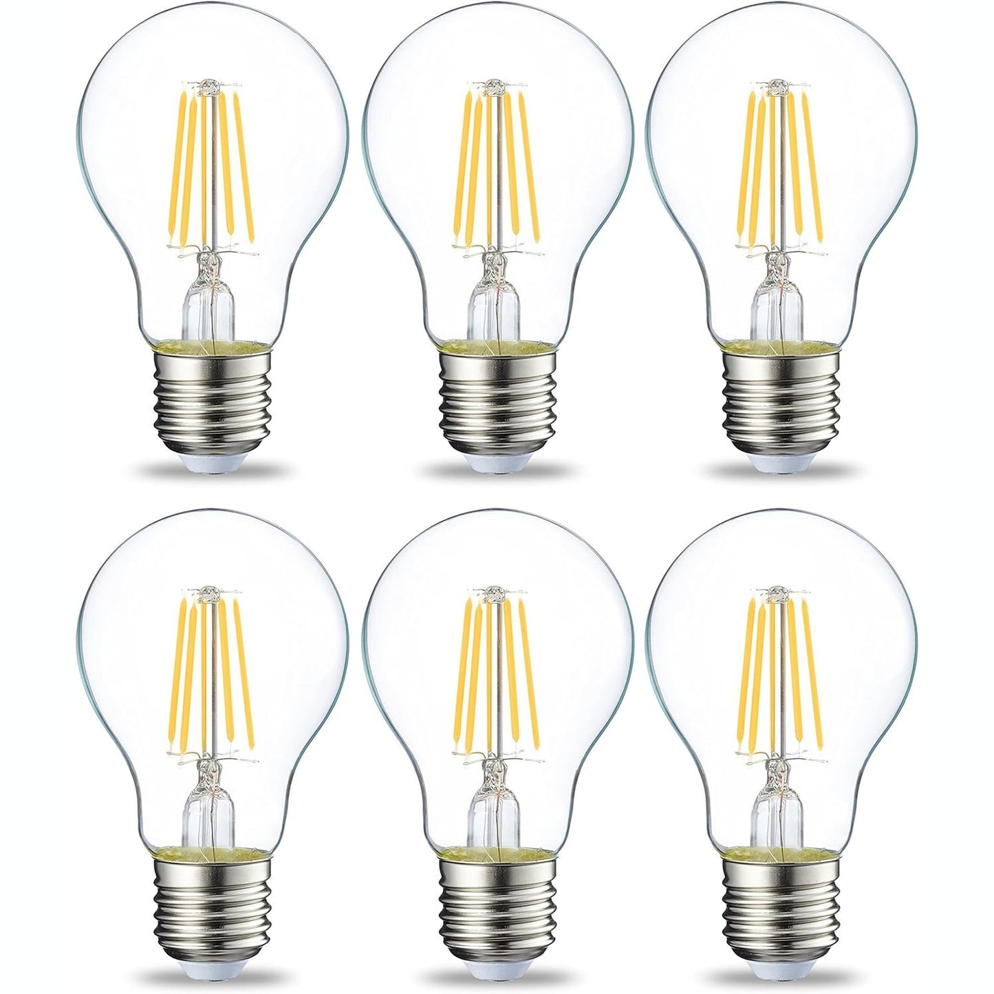 215797 - AMAZON BASICS Pako me 4 llamba LED, Bazë me Vidë Edison E27, 4.3W (Ekuivalente me 40W)