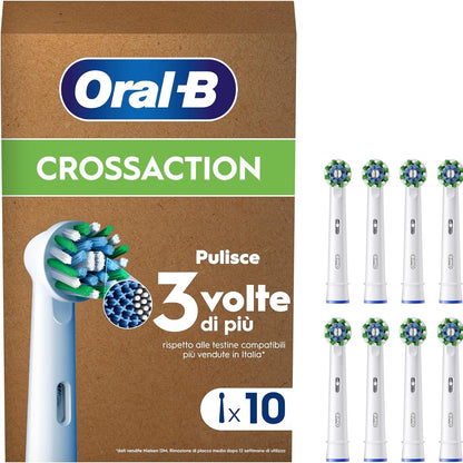 271155 - ORAL-B Koka furçash dhëmbësh elektrike Cross Action, pako me 10 koka zëvendësuese