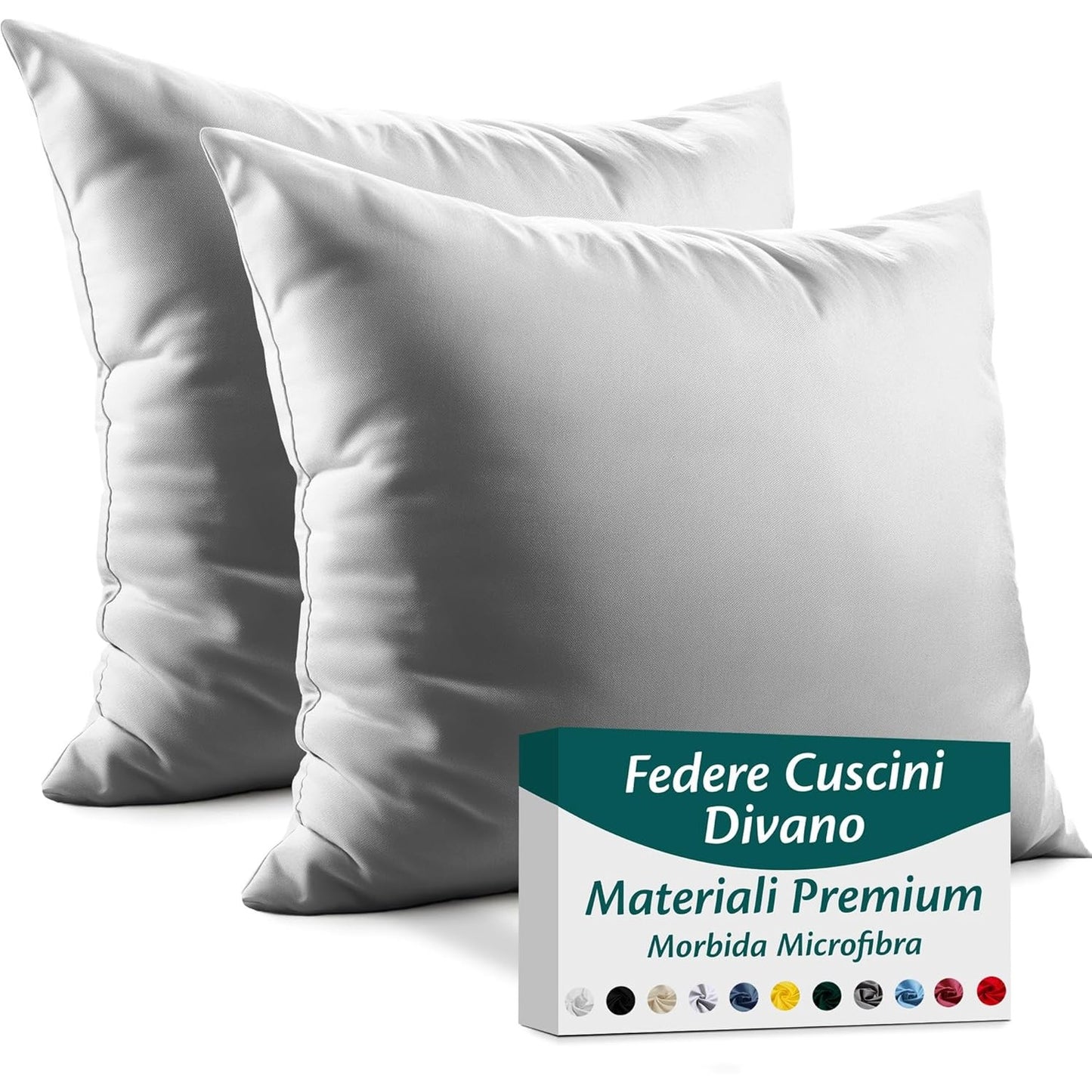 239055 - Mbulesa Jastëkësh me Mikrofibër Lule 40 x 40 cm, Set me 2 Mbulesa Jastëkësh Dekorativë