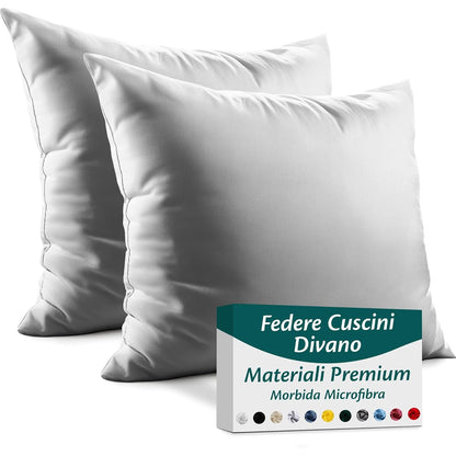 239055 - Mbulesa Jastëkësh me Mikrofibër Lule 40 x 40 cm, Set me 2 Mbulesa Jastëkësh Dekorativë