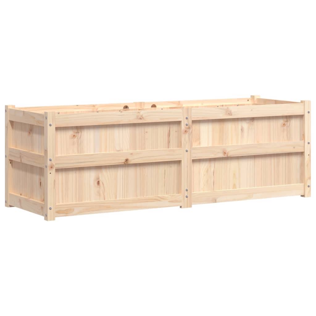 244896 - vidaXL Vazo Kopshti 150x50x50 cm Dru Pishe e Fortë