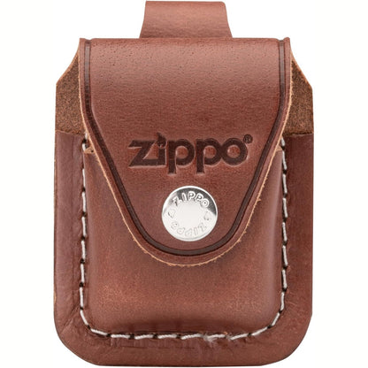252107 - ZIPPO Çantë lëkure, ngjyrë kafe, me lak
