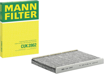 288970 - MANN-FILTER CUK 2862 Filtri i ajrit të kabinës, Filtër polen me karbon të aktivizuar për makina dhe furgonë