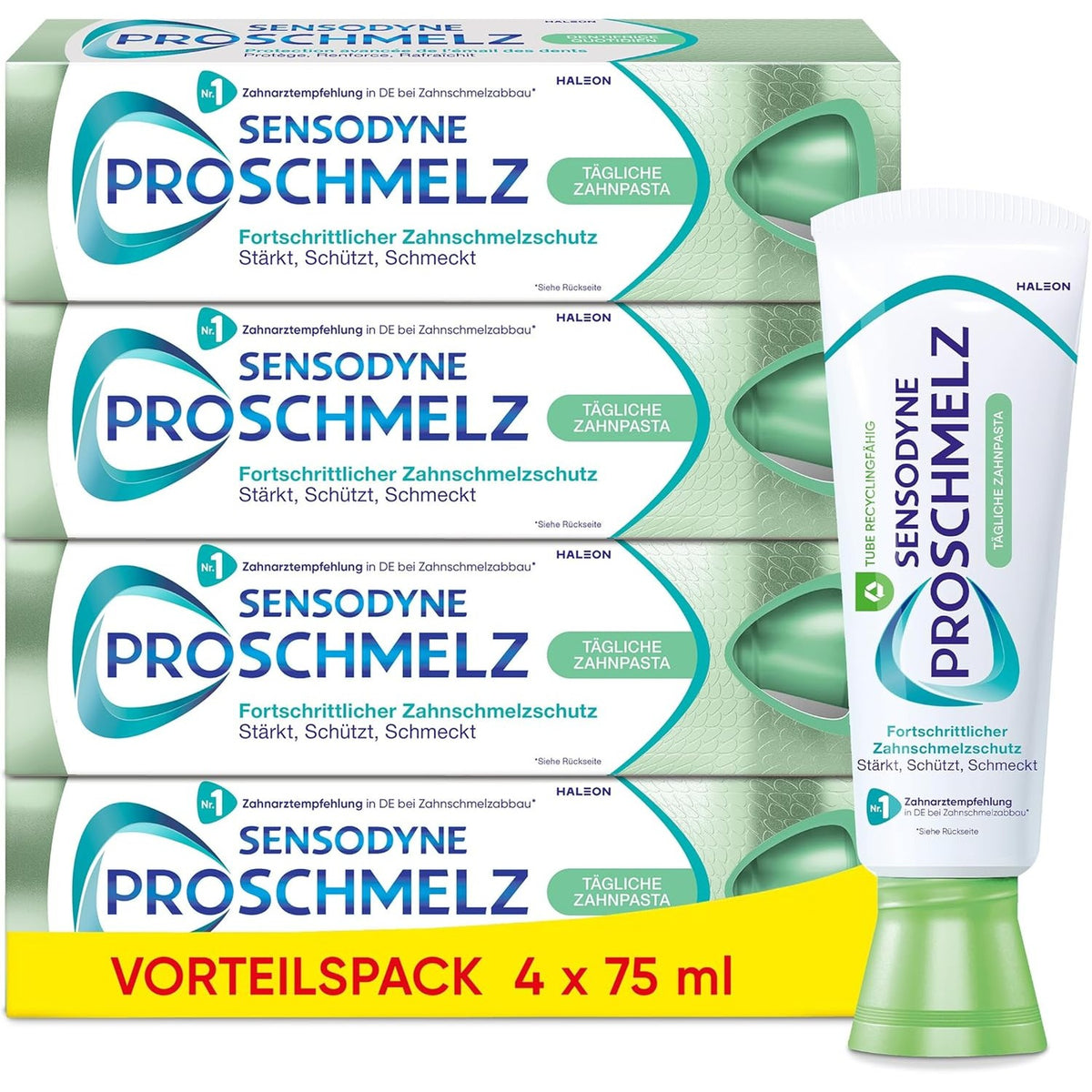 303289 - SENSODYNE Pastë dhëmbësh ProEnamel Daily, 4 x 75 ml, për mbrojtje të avancuar të smaltit