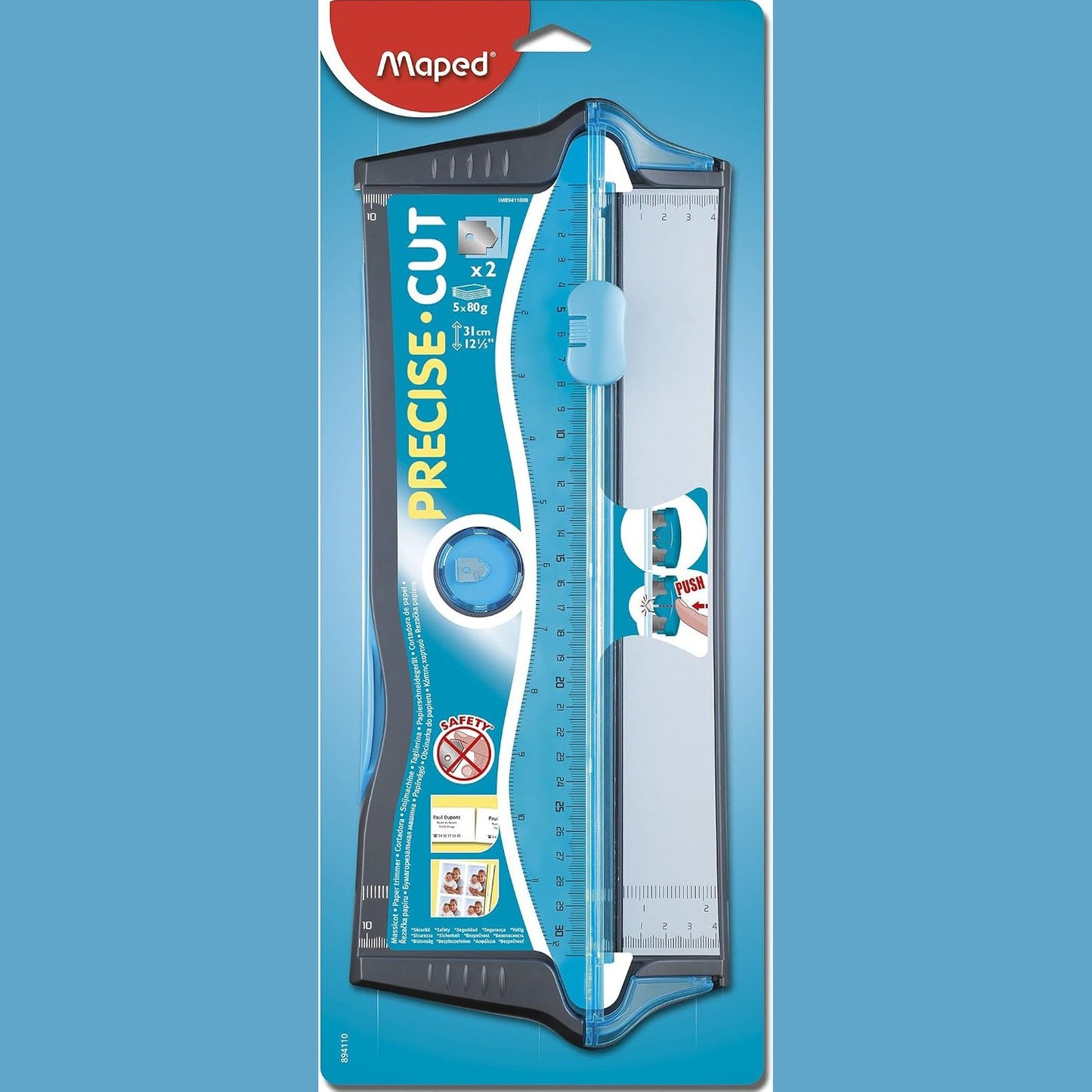 266546 - MAPED Rogneuse Precise Cut format A4 Bleu