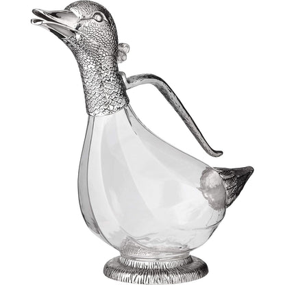 170083 - EDZARD Karafë në Formën e Rosës, Lartësi 26 cm, Vëllimi 0.9 litra, Elementë Argjendi të Nobël