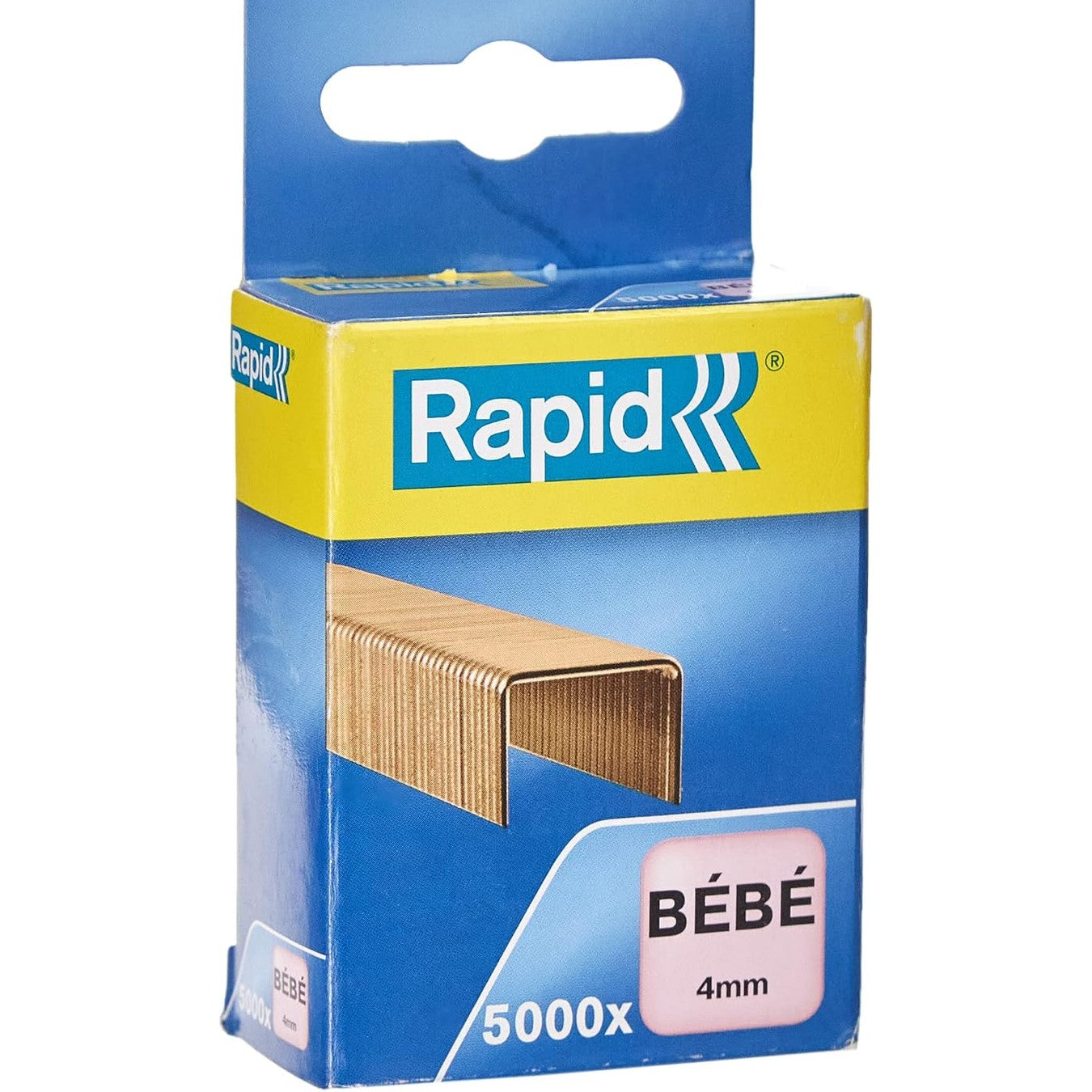 269611 - Kapëse të Shpejta për Bebe, Gjatësi 4 mm, 5000 Kapëse, Kapëse deri në 15 Fletë, Tel i Fortë Bakri, 11974602