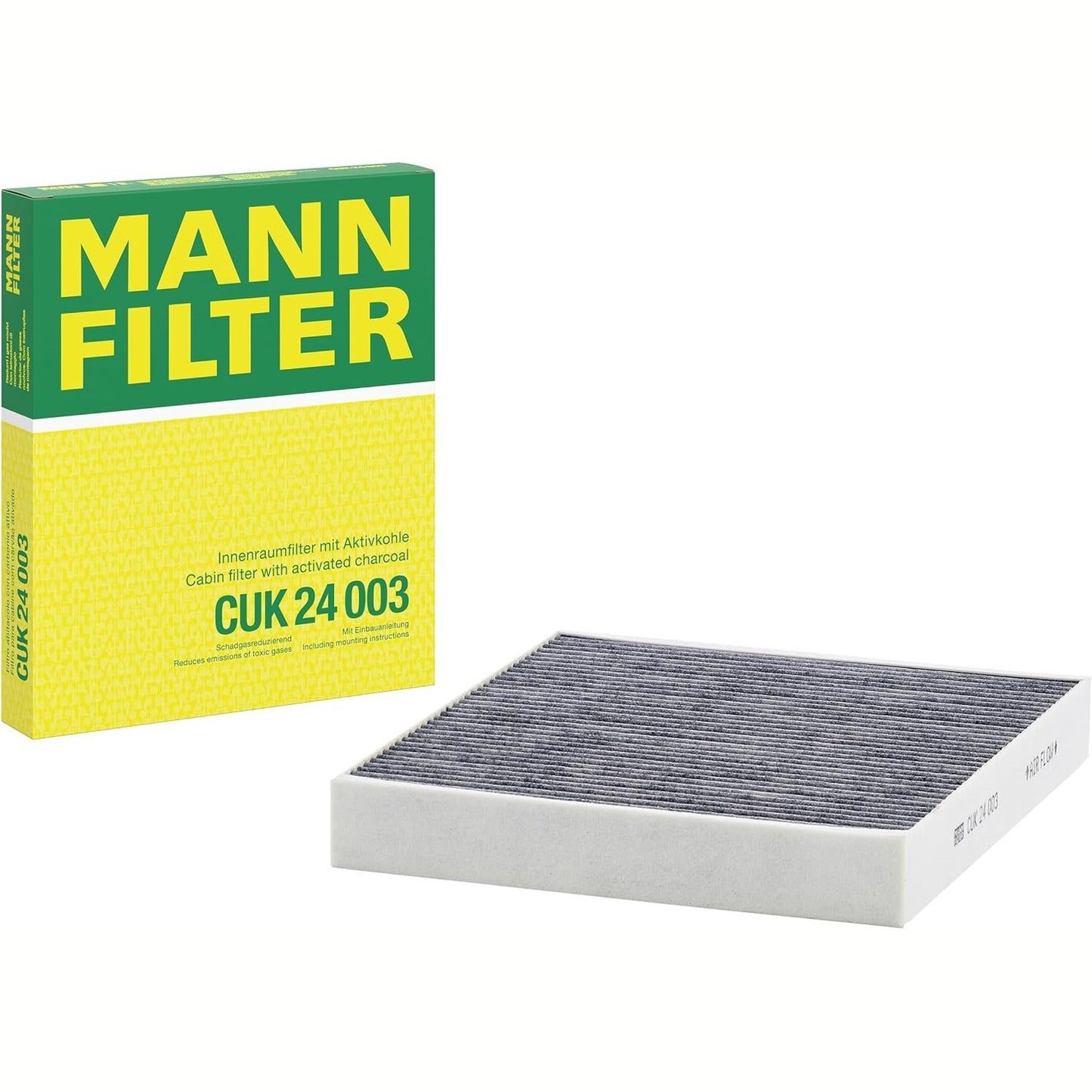 288811 - MANN-FILTER CUK 24 003 Filtri i ajrit të kabinës - Filtër polen me karbon të aktivizuar - për makina dhe furgonë