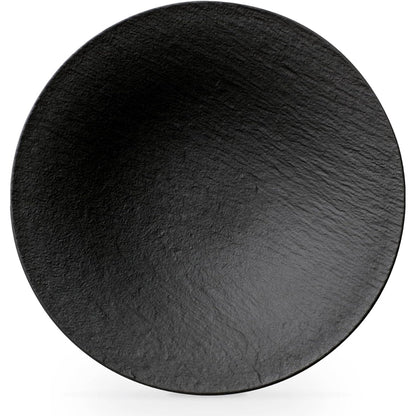 184717 - VILLEROY & BOCH - Tas dekorativ, guri prodhuar, zezë mat, për pjekje dhe darkë, porcelan premium