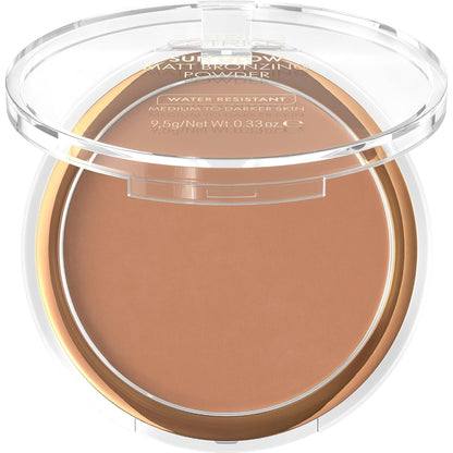275970 - CATRICE Sun Glow Matt Bronzing Powder, Nr. 035 Universal Bronze, pudër bronzuese rezistente ndaj ujit, 9.5g, vegan, pa nanopjesëza