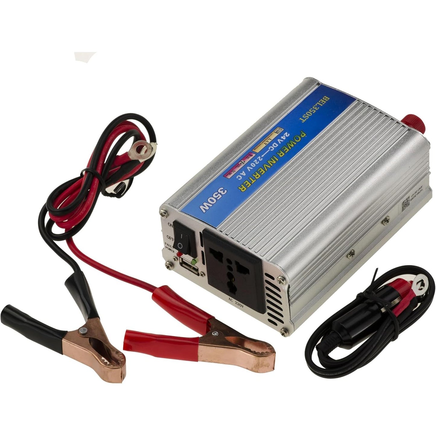 276541 - KALEA-INFORMATIQUE Konvertues Tensioni, Hyrje 24V në Dalje 220V, Fuqi e Vazhdueshme 350W, Fuqi Maksimale 600W