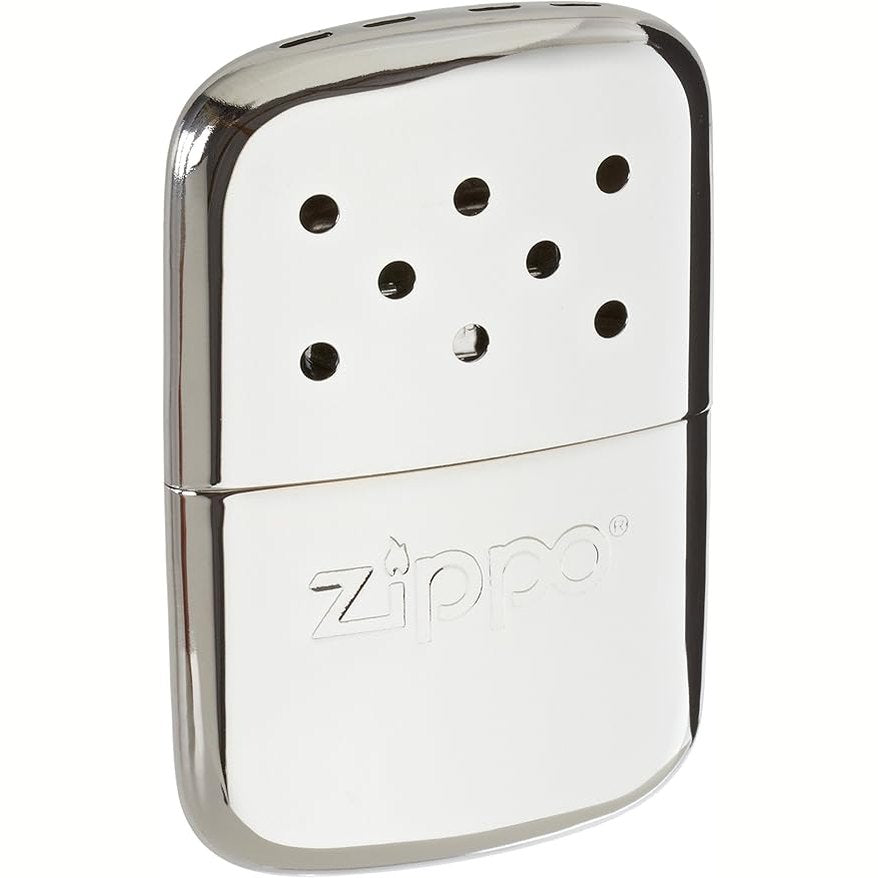 167568 - ZIPPO Ngrohës Duarsh me Kapacitet Nxehtësie 12 Orë, i Mbushur me Lëng Çakmaku, i Ripërdorshëm, për Xhep, Material Krom me Lustër të Lartë