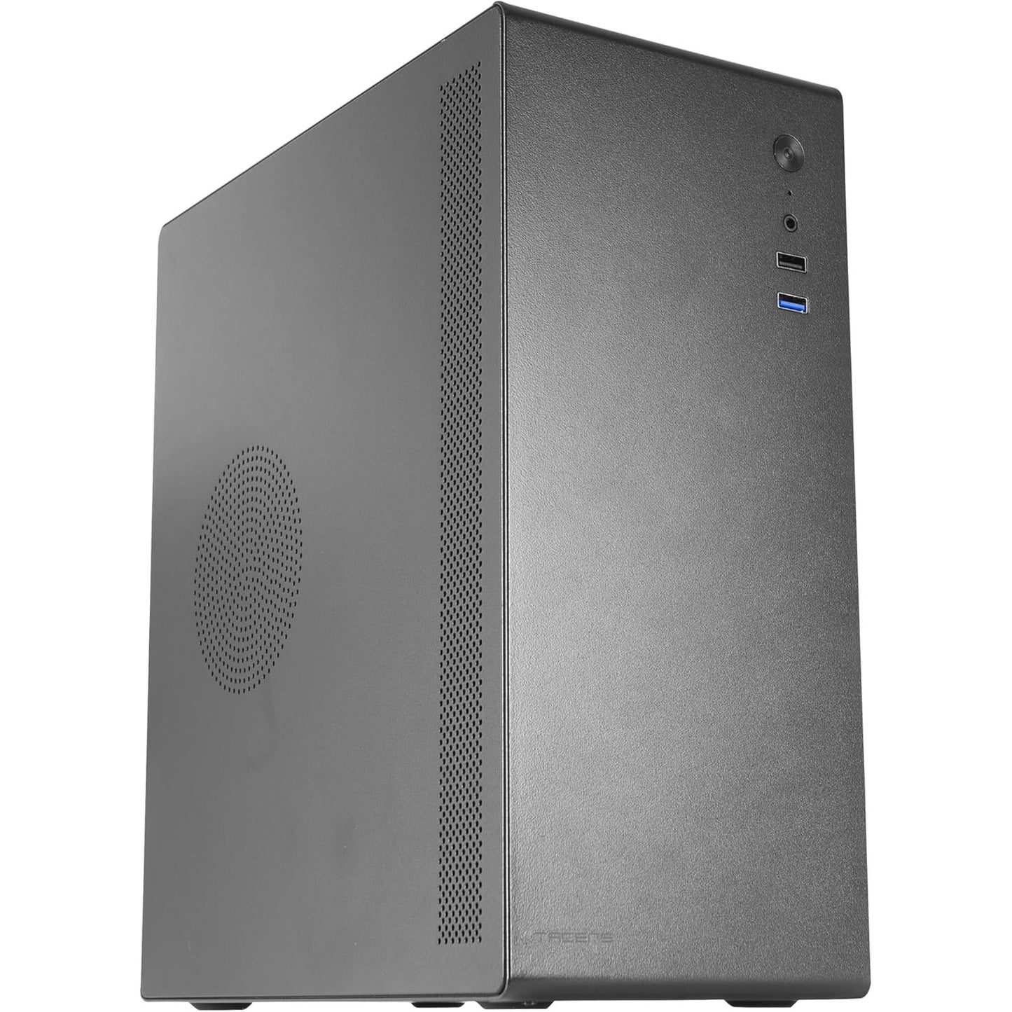 268147 - TACENS NOVAX - Kuti PC Micro-ATX Ultra-Kompakte, Dizajn i Plotë Metalik, 1x Ventilator 80 mm, Kuti Mini-Tower, e Zezë