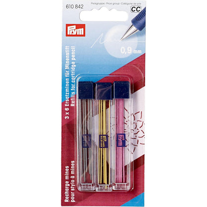 274058 - Prym 610842 Mbushëse për lapsa mekanikë, diametër 0.9 mm, ngjyra të ndryshme
