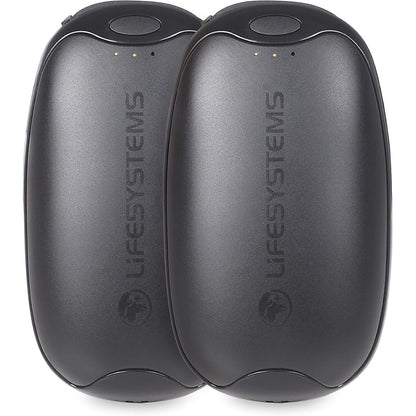 298207 - LIFESYSTEMS Ngrohës duarsh me dy bateri të rikarikueshme, 2 bateri USB dhe USB-C 5000 mAh, 3 nivele ngrohjeje, deri në 9 orë ngrohje