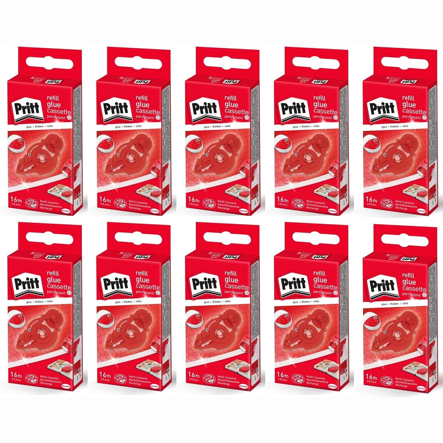 268503 - PRITT Kasetë mbushëse për rul ngjitës, 16 m, 8.4 mm, 10 copë