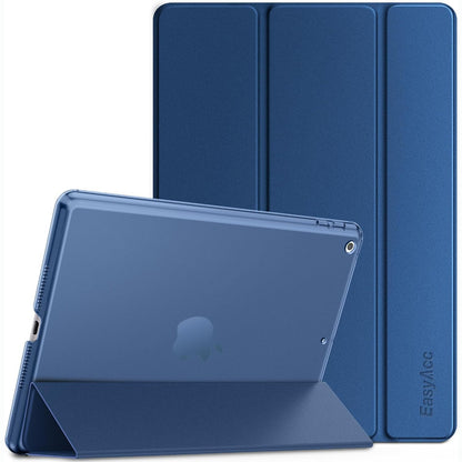 269482 - EasyAcc Mbështjellëse për iPad 10.2 inç të gjeneratës së 9-të/8-të/7-të, model 2021/2020/2019, mbrojtëse mat ultra e hollë dhe transparente, ngjyrë blu marine