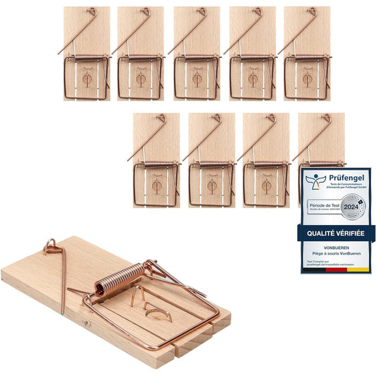 165255 - VONBUEREN Set prej 10 Kurtave për Minj, të Brendshme të Drurit, Prodhuar në Gjermani